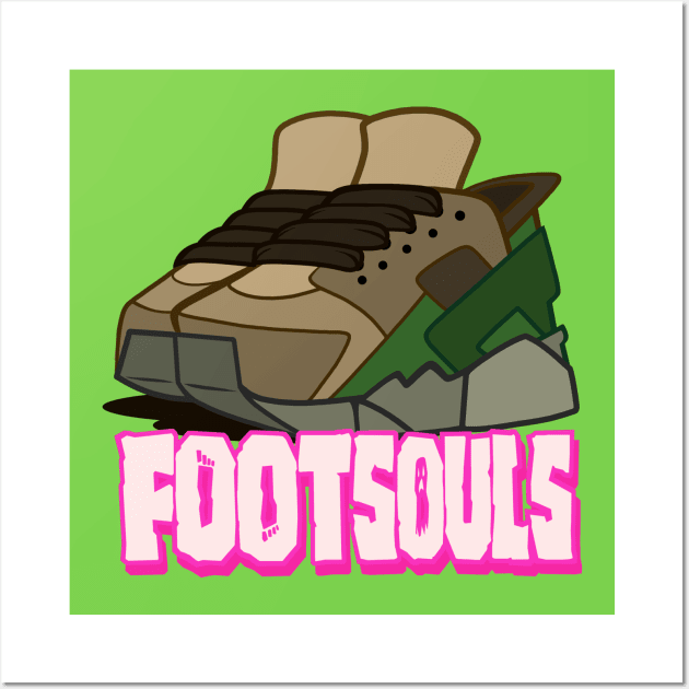 FootSouls 4 Wall Art by Dedos The Nomad
